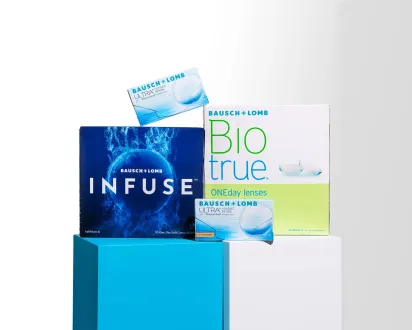 Bausch + Lomb contact lenses