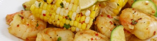 corn and shrimp