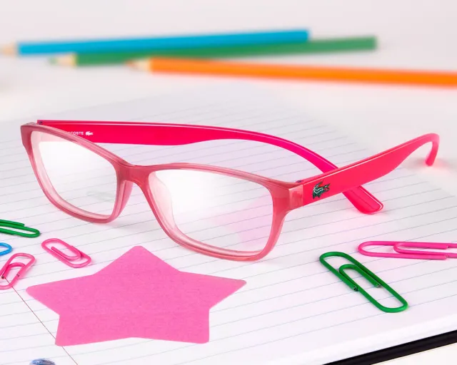 Lacoste Pink Kids Glasses and More at MyEyeDr.