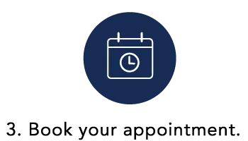 Book your appointment.