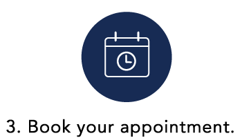 Book your appointment.